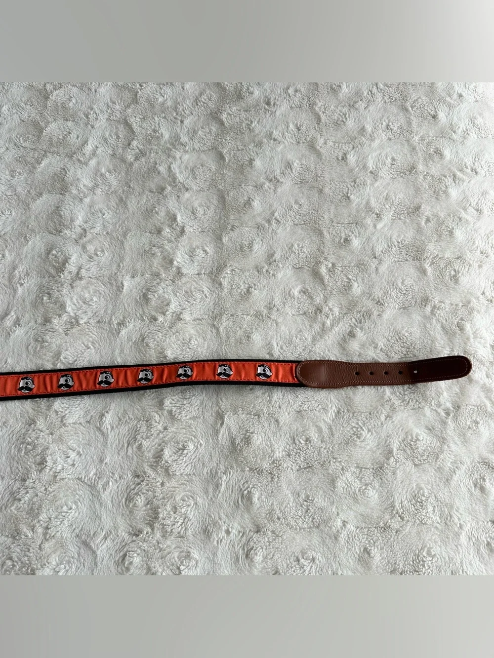 Natty Boh Belt Mens 36 Orange Charm City National Bohemian Baltimore Orioles MD